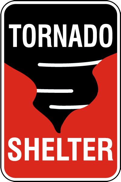 Tornado Shelter Sign - Claim Your 10% Discount