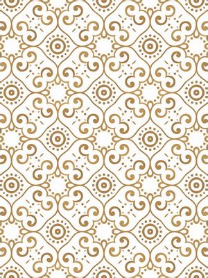 Papel Adesivo Vinil Arabesco Dourado Fundo Branco Sala M Elo