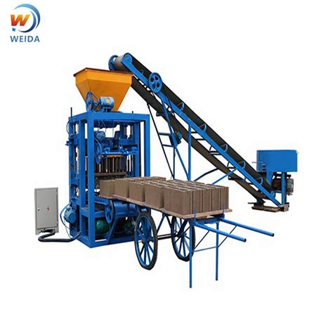 Qt4 24b Semi Automatic Manual Block Making Machine Kenya Laying Soil