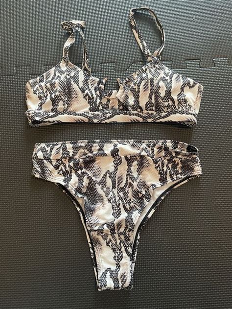 Neues Bikini Gr S Mit Schlangenmuster Kaufen Auf Ricardo