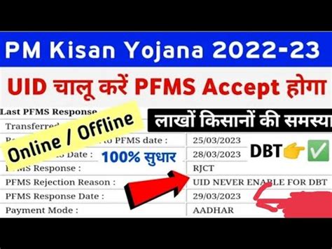 Uid Is Disable For Dbt PM Kisan Uid Never Enable For Dbt PM Kisan