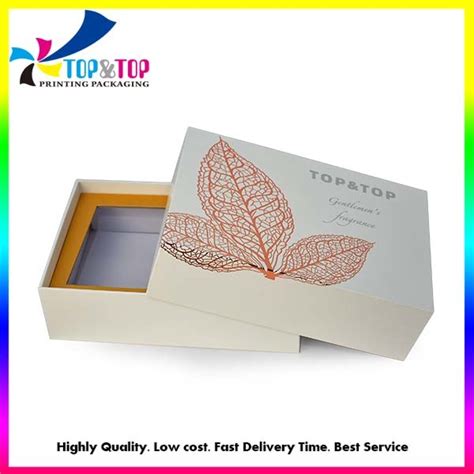 Custom Luxury Paper Cardboard Box Printing Branded Logo Rigid Lid And