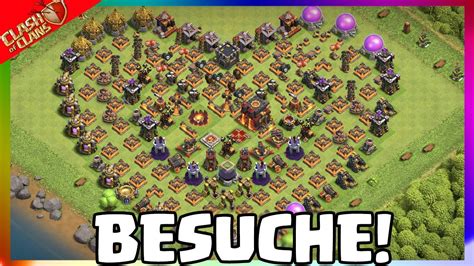 DORFBESUCHE Clash Of Clans CoC Deutsch German YouTube