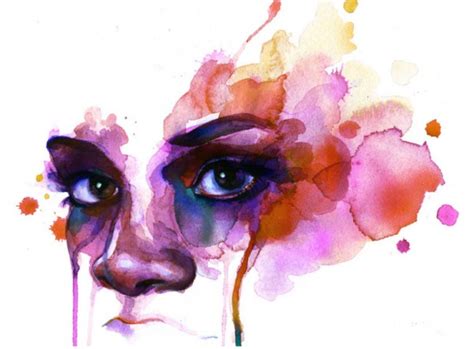 Marion Bolognesi Watercolor Faces