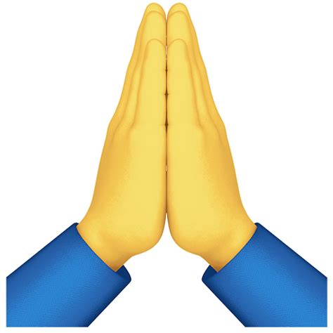 🙏 Folded Hands on Twitter Emoji Stickers 13.1