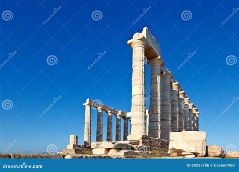 Sounio, Greece Royalty Free Stock Image - Image: 24233756