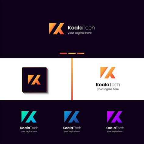 Premium Vector | K typography logo custom creative business ...