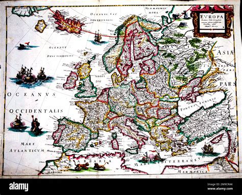 Map Of Europe 17th Century Aloise Marcella