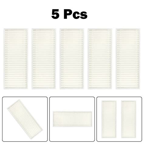 5 Pcs Filter For Dexp Mmb300 Robot Vacuum Cleaner Replacement