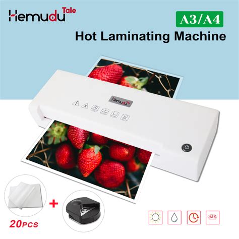 [ready Stock] Hemudu Laminator A3 A4 Hot Laminating Machine Home Office