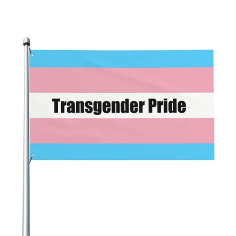 Transgender Pride Flag Garden Flag Outdoor Banner Decoration Yard