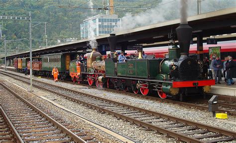 Feier in Biel 150 Jahre Eisenbahn am Jurabogen Spanisch Brötli Bahn