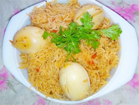 Hyderabadi Egg Biryani Hyderabadi Egg Dum Biryani Recipe