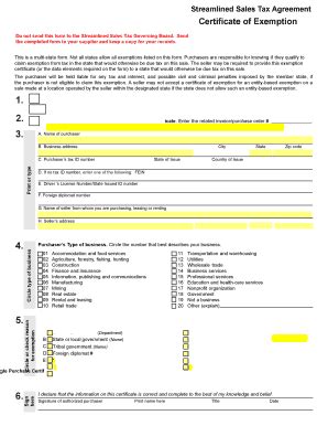 Fillable Online SST Certificate Of Exemption Nevada Department Of