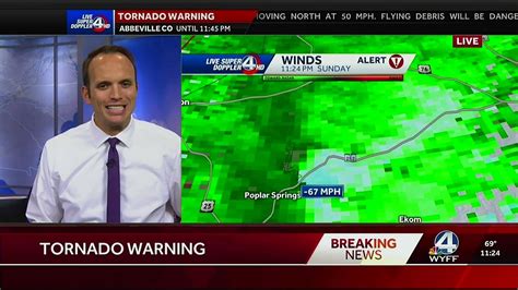 Wyff News S Tornado Coverage Youtube