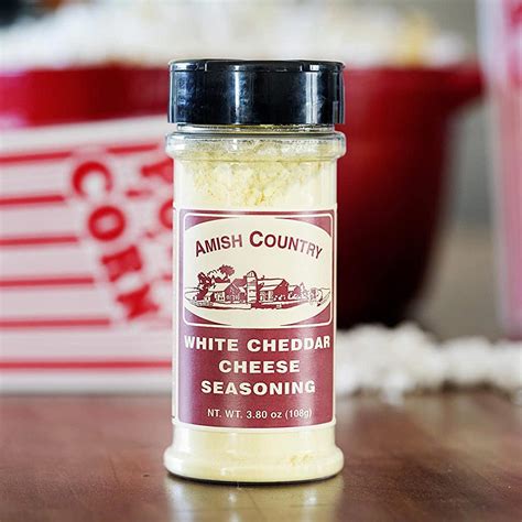 White Cheddar Cheese Popcorn Seasoning Amish Country Popcorn