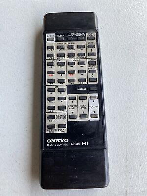 Onkyo Rc S A V Receiver Remote Control Tx Sv A Sv Tx Sv R