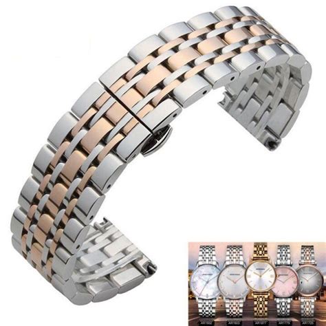 Metal Stainless Steel Watch Band Wrist Strap 16mm 18mm 20mm 22mm