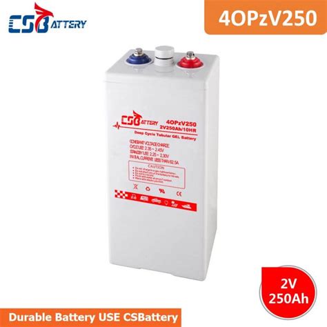 Opzv V Ah Tubular Deep Cycle Gel Opzv Battery Csbattery