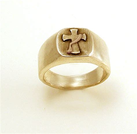 Large Ordination Ring 14 Kt Gold Pax Creations