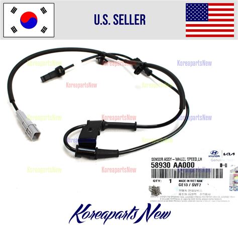 Front Abs Brakes Sensor Left Driver ⭐oem⭐ 58930aa000 Hyundai Elantra 2021 2023 Ebay