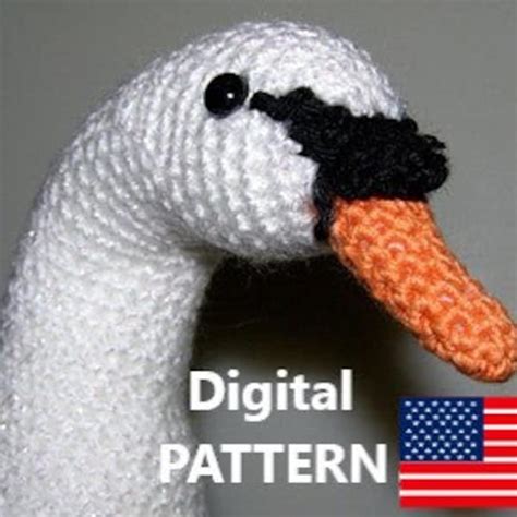 Crochet Swan - Etsy