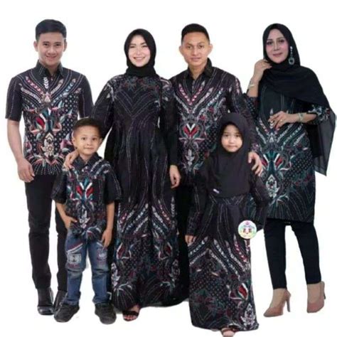 Promo Batik Couple Keluarga Motif Sania Ruffle Ndoro Baju Sarimbit