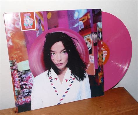 Bjork Post Lp In Pink Vinyl Vinis Cantores Decoração