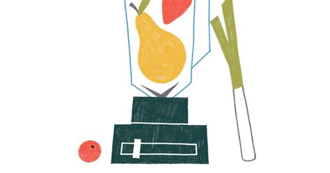 Fruit and Veggie Smoothie Mix in Blender, Illustrations ft. diet ...