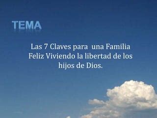 7 Claves De La Familia Cristiana PPT