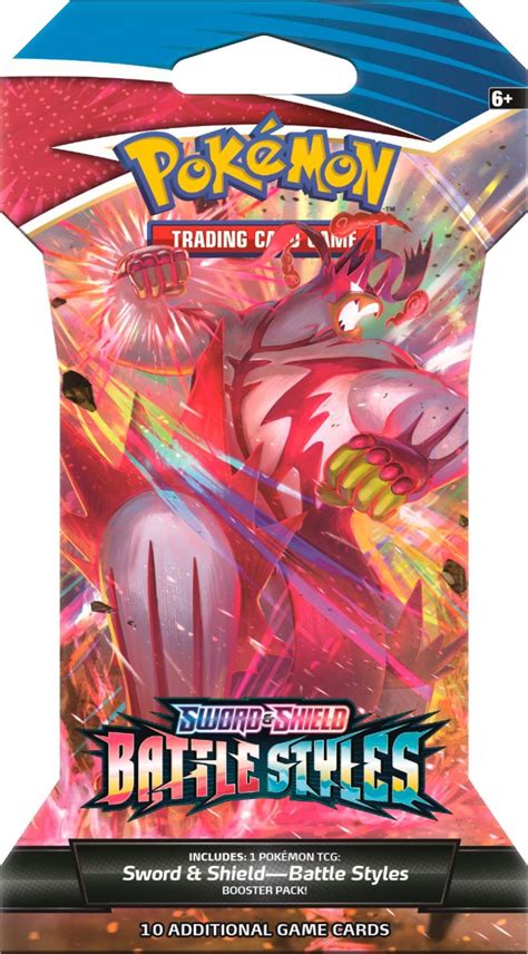 Battle Styles Sleeved Booster Pack Swsh Battle Styles Pokemon