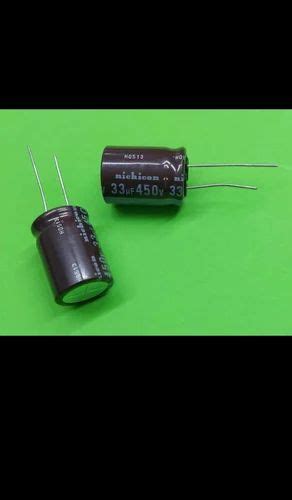 Uf Uf Uf V Nichicon Electrolytic Capacitor Through Hole