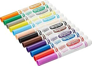 Crayola Washable Broadline Markers Assorted Colours Pack Of