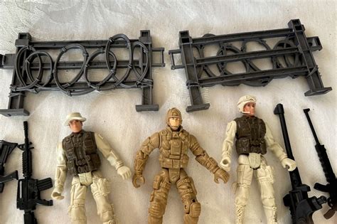 Lot Of 3 Chap Mei Soldier Force Action Figures True Heroes Army Marines