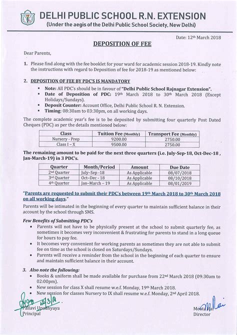 Deposition Fee Schedule Template