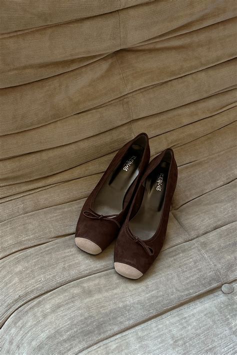 Kyriel Cuir Velours Cacao Nude