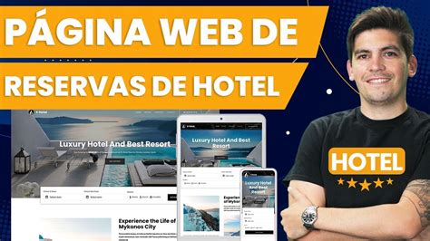 Cómo hacer una página web de reservas de hotel con WordPress Comoel