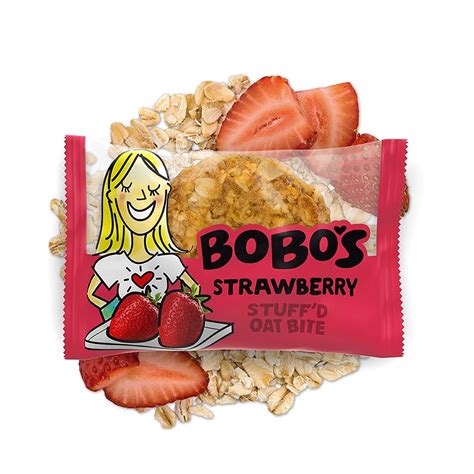 Bobos Strawberry Stuffd Oat Bites 30 Pack 13 Oz Each Healthy