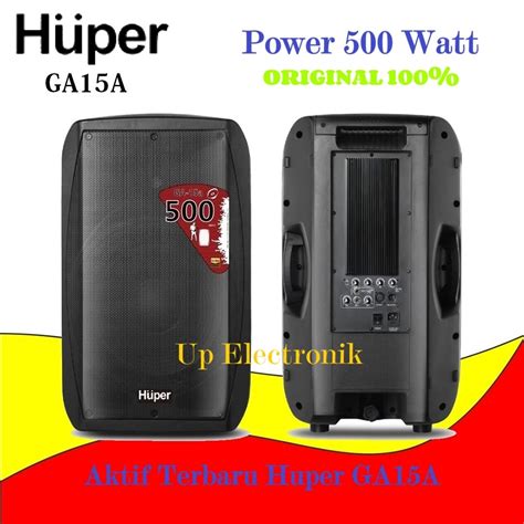 Jual SPEAKER AKTIF HUPER GA15A SPEAKER AKTIF 15 INCH HUPER HUPER