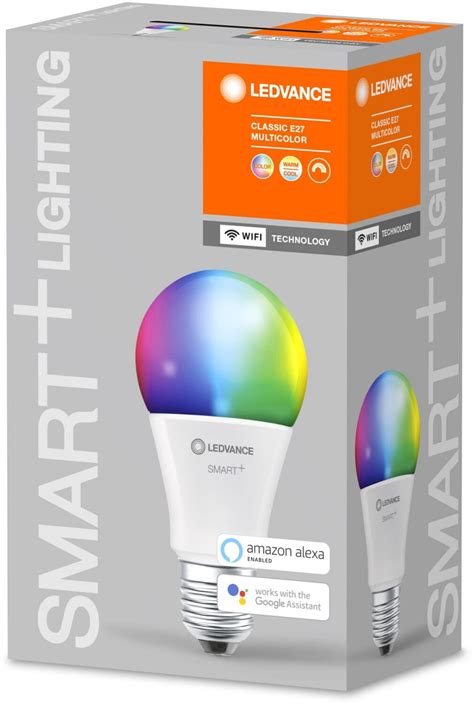 LEDVANCE SMART WiFi Classic Multicolour 60 9W 2700 6500K E27 RGBW Au