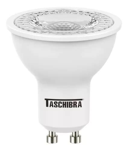 Lâmpada De Led Dicróica Mr16 Tdl 40 6w Gu10 Taschibra Bivolt Cor Da Luz