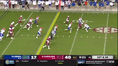 2021 Usc Vs Florida Kevin Harris 22 Yd Run Youtube