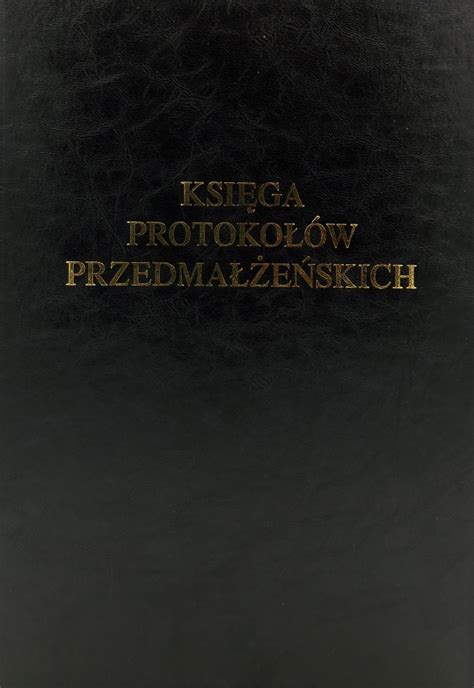 Księga protokołów przedmałż 12K1087 cena sklep internetowy