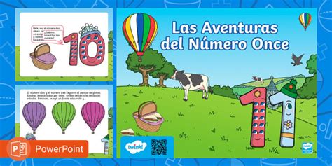 PowerPoint Las Aventuras del Número Once teacher made