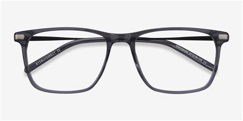 Envision Rectangle Gray Glasses For Men Eyebuydirect Canada