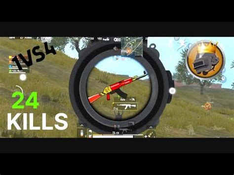 24KILLS Solo Vs Squad AKM KING Full Rush Gameplay 1vs4 The Ninja