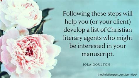 Dear Editor How Do I Find A Literary Agent Iola Goulton At The