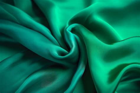 Premium Photo Texture Of Green Silk Fabric Beautiful Emerald Green