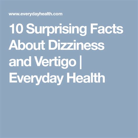 10 Surprising Facts About Vertigo Disease Artofit