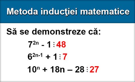 Metoda Induc Iei Matematice Exemple De Rezolvare Demonstrarea C